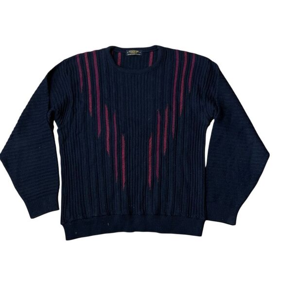 American Vintage 80s Cooper Wool Blend Grunge Sweater Mens Small - Picture 1 of 4